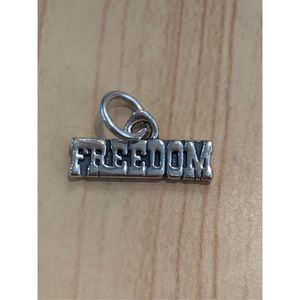 .925 Freedom Sterling Silver Jewelry Charm